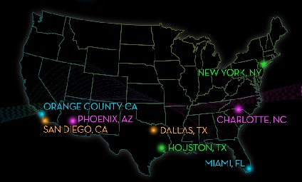 Electric Run Locations